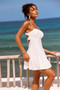 Bali Seashell Mini Dress - White | Sage and Paige AUS.