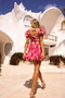 Perfect Gardens Mini Dress - Pink | Sage and Paige AUS.
