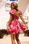 Perfect Gardens Mini Dress - Pink | Sage and Paige AUS.