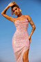 Make This Mine Midi Dress - Pink | Sage and Paige AUS.
