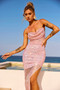 Make This Mine Midi Dress - Pink | Sage and Paige AUS.