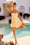 Golden Vivi Mini Dress - Yellow | Sage and Paige AUS.