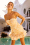 Golden Vivi Mini Dress - Yellow | Sage and Paige AUS.