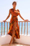 Always Yours Maxi Dress - Orange | Sage and Paige AUS.