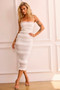 The Lineup Midi Dress - White | Sage and Paige AUS.