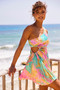 Party In My House Mini Dress - Pink Multi | Sage and Paige AUS.