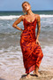 May In A Mood Maxi Dress - Red Multi | Sage and Paige AUS.
