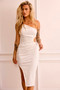 Anya Lace Midi Dress - White | Sage and Paige AUS.