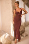 Eternal Muse Maxi Dress - Chocolate | Sage and Paige AUS.