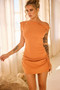 Angel Wings Knitted Mini Dress - Sunset | Sage and Paige AUS.