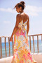 New Fantasy Maxi Dress - Pink Multi | Sage and Paige AUS.
