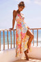 New Fantasy Maxi Dress - Pink Multi | Sage and Paige AUS.
