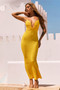 Sweet Talk Midi Dress - Yellow | Sage and Paige AUS.