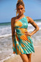 Party In My House Mini Dress - Orange Multi | Sage and Paige AUS.