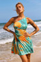 Party In My House Mini Dress - Orange Multi | Sage and Paige AUS.