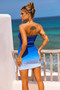 Never Better Mini Dress - Blue Multi | Sage and Paige AUS.