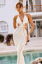 Lost In Lights Crochet Midi Dress - White | Sage and Paige AUS.