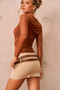 Just Like Me Mesh Top - Brown | Sage and Paige AUS.