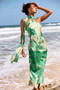 On The Dance Floor Maxi Dress - Green Multi | Sage and Paige AUS.