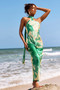 On The Dance Floor Maxi Dress - Green Multi | Sage and Paige AUS.