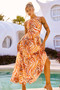 Lorena Maxi Dress - Orange | Sage and Paige AUS.