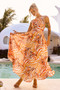 Lorena Maxi Dress - Orange | Sage and Paige AUS.