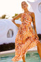 Lorena Maxi Dress - Orange | Sage and Paige AUS.