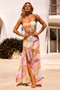 Emmaline Maxi Dress - Purple Multi | Sage and Paige AUS.