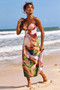 Name Me Maxi Dress - Orange Multi | Sage and Paige AUS.
