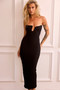 Saya Midi Dress - Black | Sage and Paige AUS.