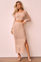 Wilder Days Knit Midi Skirt - Mocha | Sage and Paige AUS.