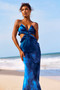 Bohemian Nights Maxi Dress - Blue | Sage and Paige AUS.
