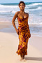 May In A Mood Maxi Dress - Mustard Multi | Sage and Paige AUS.