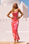 Perfect City Maxi Dress - Pink Multi | Sage and Paige AUS.