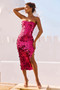 Stay Cute Midi Dress - Hot Pink | Sage and Paige AUS.