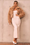 Love Life Faux Fur Jacket - Tan | Sage and Paige AUS.