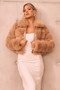Love Life Faux Fur Jacket - Tan | Sage and Paige AUS.