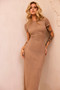 Perfectly Pretty Knit Maxi Dress - Mocha | Sage and Paige AUS.