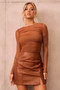 Hit The Slopes Vegan Skirt - Chocolate | Sage and Paige AUS.