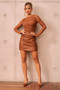 Hit The Slopes Vegan Skirt - Chocolate | Sage and Paige AUS.
