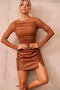 Hit The Slopes Vegan Skirt - Chocolate | Sage and Paige AUS.