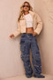 In A Bubble Puffer Jacket - Beige | Sage and Paige AUS.