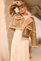 Scrunch Time Vegan Jacket - Khaki | Sage and Paige AUS.