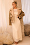 Scrunch Time Vegan Jacket - Khaki | Sage and Paige AUS.