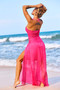 The Briana Maxi Dress - Hot Pink | Sage and Paige AUS.