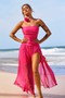 The Briana Maxi Dress - Hot Pink | Sage and Paige AUS.
