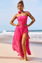 The Briana Maxi Dress - Hot Pink | Sage and Paige AUS.