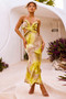 Bohemian Nights Maxi Dress - Green | Sage and Paige AUS.