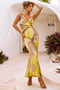 Bohemian Nights Maxi Dress - Green | Sage and Paige AUS.
