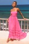 Sun Setter Maxi Dress - Pink | Sage and Paige AUS.